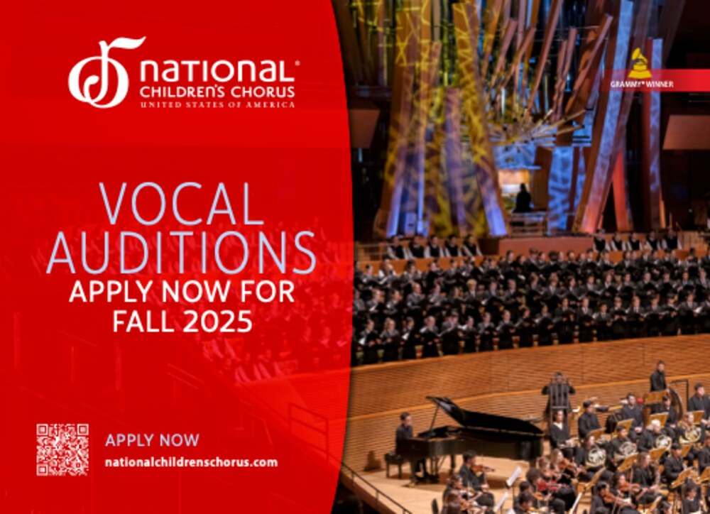 Vocal auditions postcard for Fall 2025